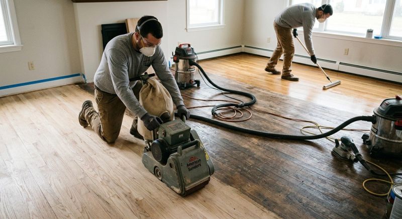 Birch Floor Refinishing in Alpharetta, GA