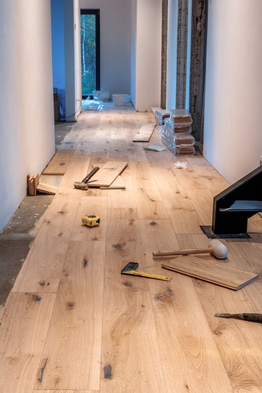 Hallway Wood Flooring Installation